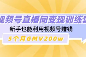 视频号直播间变现训练营