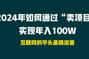 2024年如何通过“卖项目”实现年入100W