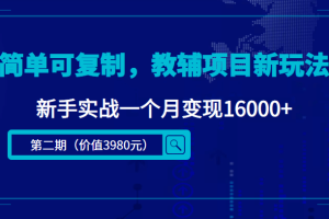 简单可复制，教辅项目新玩法（第2期+课程+资料)