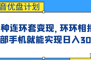 影音优盘计划，三种连环套变现，环环相扣，一部手机就能实现日入300+