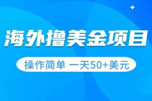 撸美金项目 无门槛  操作简单 小白一天50+美刀