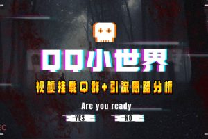 【全网首发】QQ小世界_Q群挂载教程+引流思路分析