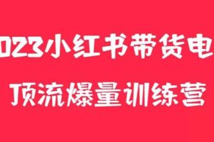 小红书电商爆量训练营，月入3W+！可复制的独家养生花茶系列玩法