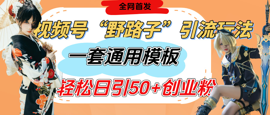 视频号“野路子”玩法，评论区疯狂截流，一套模板单日单号引流50+创业粉 - 文章缩略图
